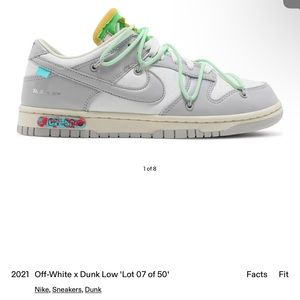 Off white | Lot 7 | Nike | Dunks | BRAND NEW NEVER WORE